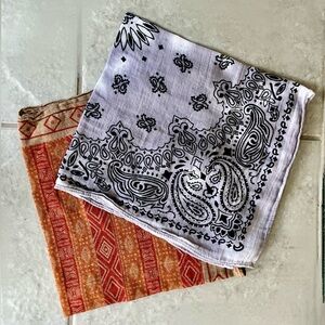 NWOT Two Bandannas